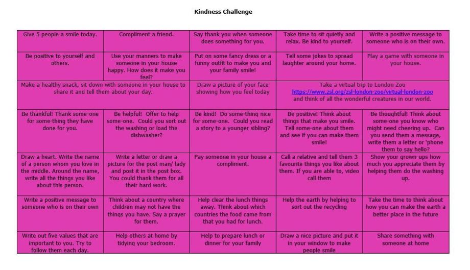 Kindness Challenge